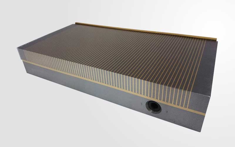 Standard pole rectangular permanent magnetic chuck